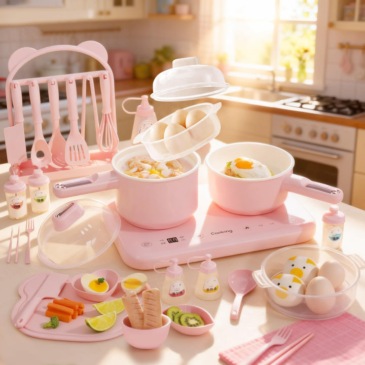 Elektrischer Hot Pot Doppelkochfeld Mini Multicooker – Elektro Kochtopf mit Dampfgarer & Suppentopf,