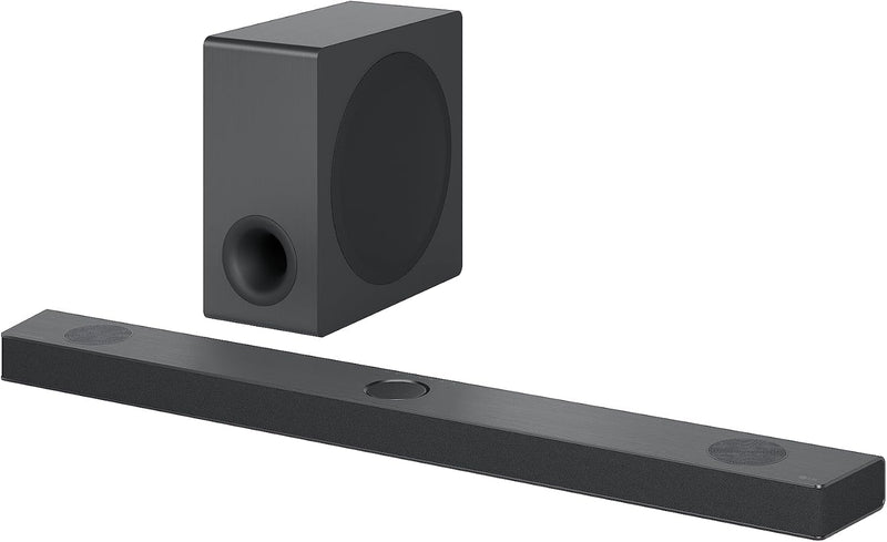 LG DS90QY Soundbar (570 Watt) mit kabellosem Subwoofer & MERIDIAN-Technologie (Dolby Atmos, HDMI, Bl