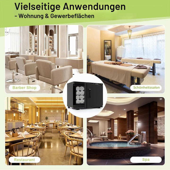 CISSIYOG Handtuchwärmer 23L, Handtuchheizschrank, Handtuch Warmhalter, Handtuchwärmer Elektrisch Sch