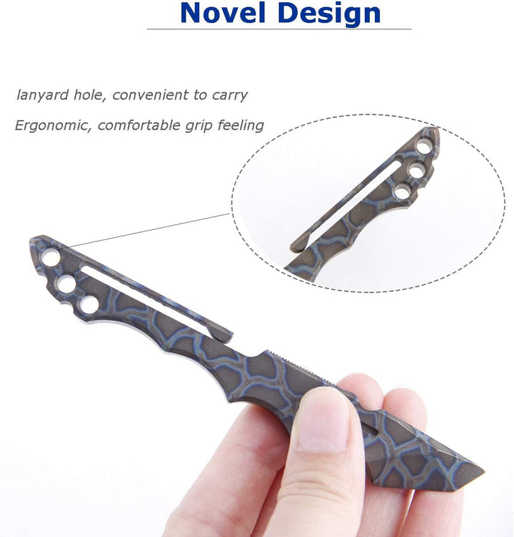 Hamans Titan-Stemmeisen, EDC-Multifunktionswerkzeug mit Flaschenöffner, Kastenöffner, Clip-Funktion