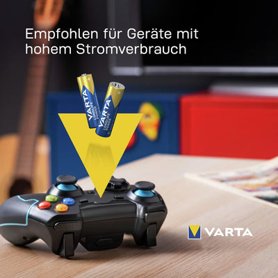 VARTA Batterien AA, 40 Stück, Longlife Power, Alkaline, 1,5V, für Spielzeug, Funkmäuse, Taschenlampe