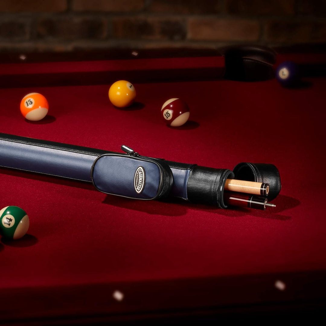 Casemaster Racks/Futons Q-Vault Classic Billard-/Poolqueue-Hartschalenkoffer Blau, Blau