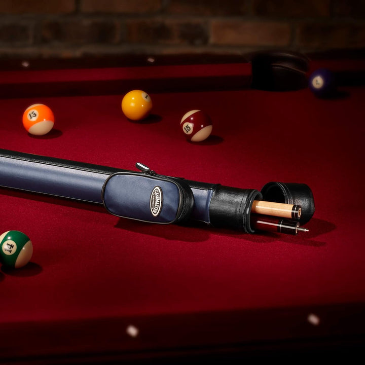 Casemaster Racks/Futons Q-Vault Classic Billard-/Poolqueue-Hartschalenkoffer Blau, Blau