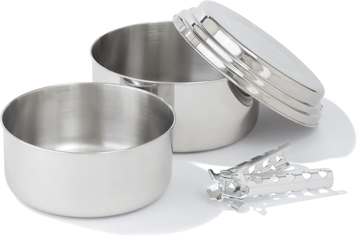 MSR (Mountain Safety Research) Kochgeschirr Alpine 2 Pot Set, Silver, One Size, 21720 Einheitsgrösse