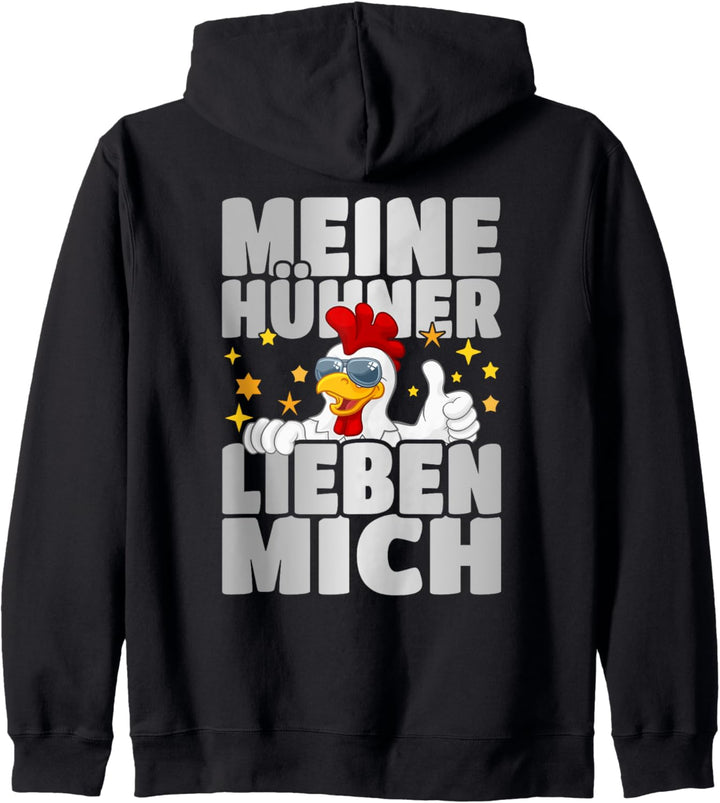 Meine Hühner Lieben Mich Kapuzenjacke