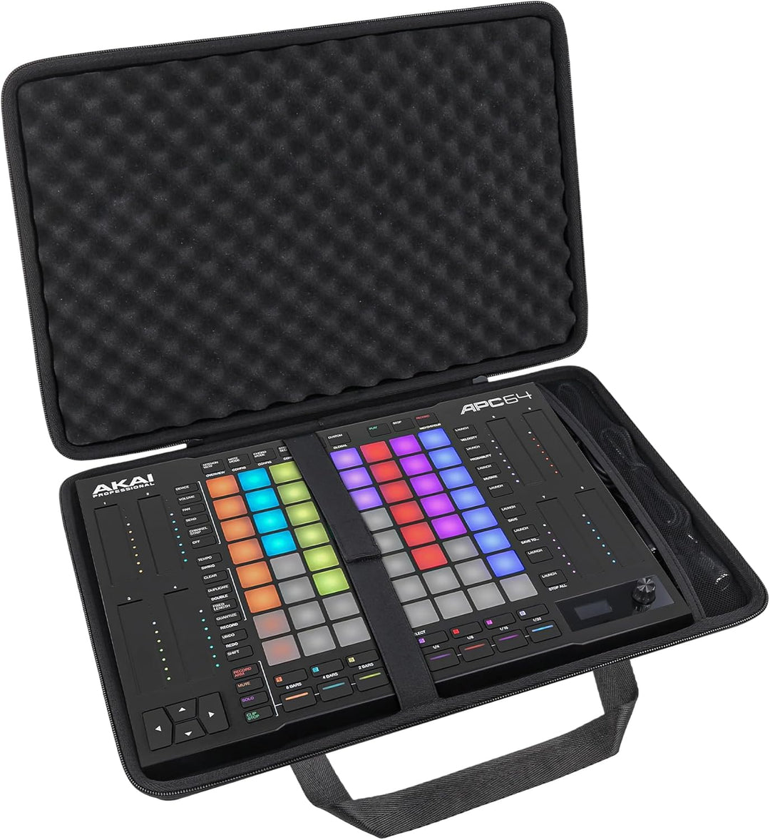 co2CREA Hart Reise Schutz Hülle Etui Tasche für Akai Professional APC64 Ableton MIDI Controller(Nur