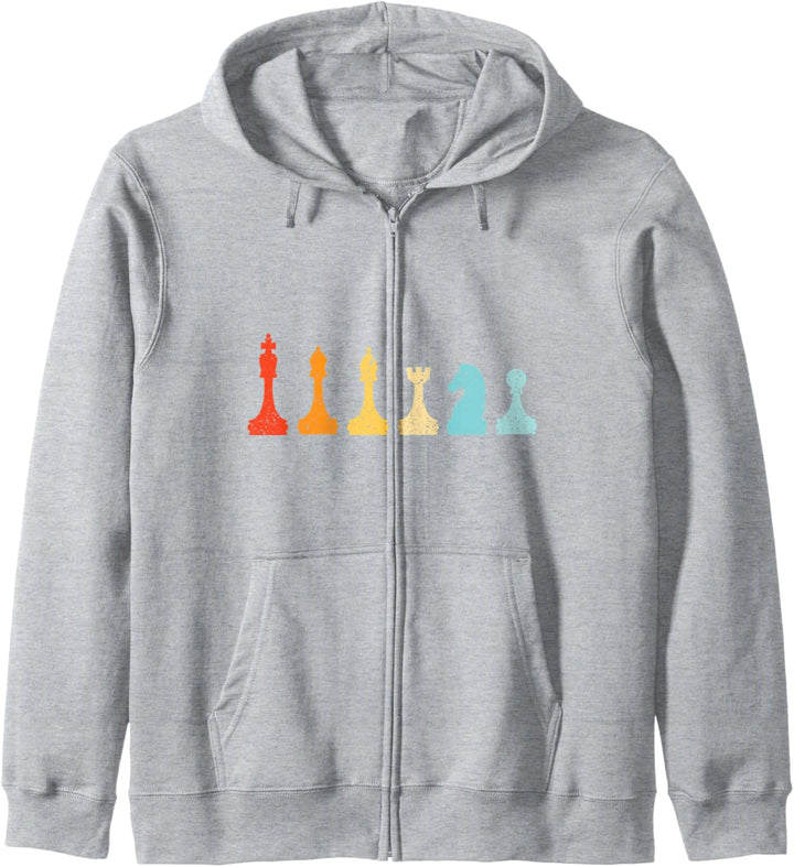Schachclub- oder Turnierbrett-Spielfreunde Vintage-Geschenk Kapuzenjacke