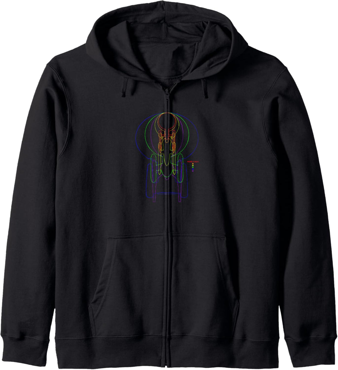 Star Trek: The Original Series Enterprise Evolution Rainbow Kapuzenjacke