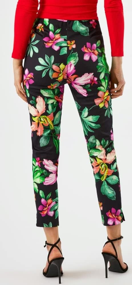 Robell, Rose09 leichte Sommerhose mit floralen Druck 40, 40