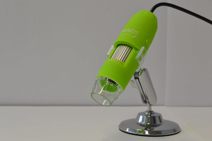 FRANZIS 67069 - GEOlino Das digitale Mikroskop - überall mit dabei, bis zu 500-fache Vergrösserung,