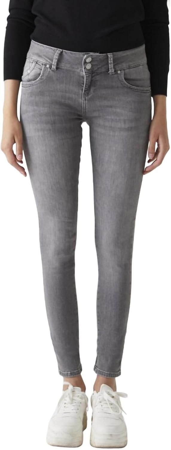 LTB Damen Jeans Molly M Super Slim Fit - Blau - Juana Wash W24-W34 Stretch 24W / 34L Nina Wash 53393
