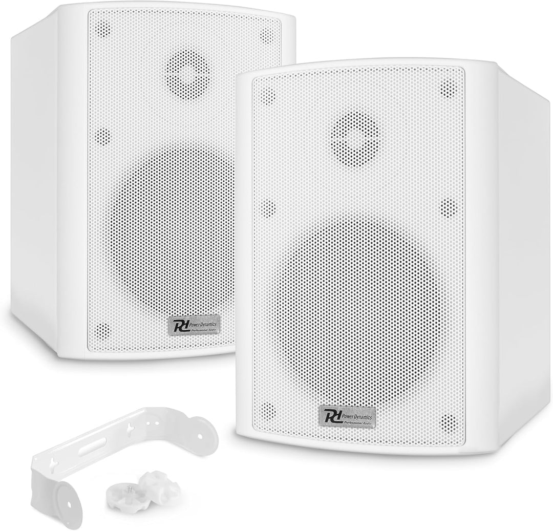 Power Dynamics BC50V Lautsprecher Set 120 Watt, 100 Volt, 8 Ohm Innen- und Aussenlautsprecher, Lauts