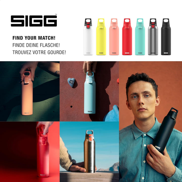 SIGG - Isolierte Trinkflasche - Thermosflasche Hot &amp; Cold One - Mit Teesieb - Auslaufsicher - BPA-fr