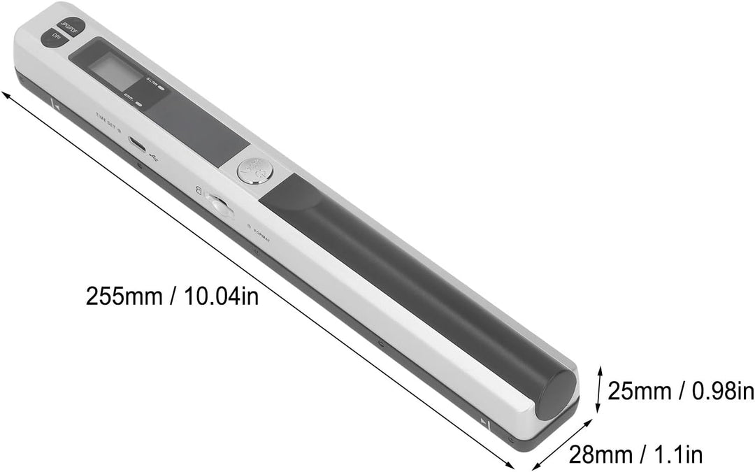 Tragbarer Dokumentenscanner, 900DPI Mobiler Handheld-Fotoscanner für A4-Dokumente, Bilder, Seiten, T