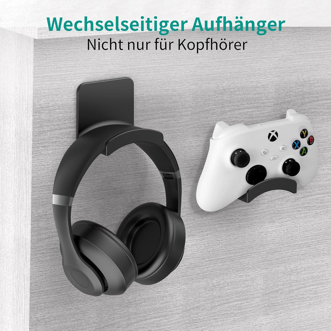 SPORTLINK Headset Halterung Halter - Universal Kopfhörer Haken Wandhalterung Ohrhörer Aufhänger mit