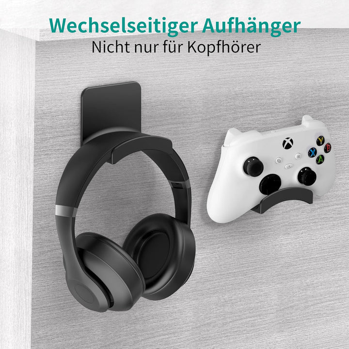 SPORTLINK Headset Halterung Halter - Universal Kopfhörer Haken Wandhalterung Ohrhörer Aufhänger mit