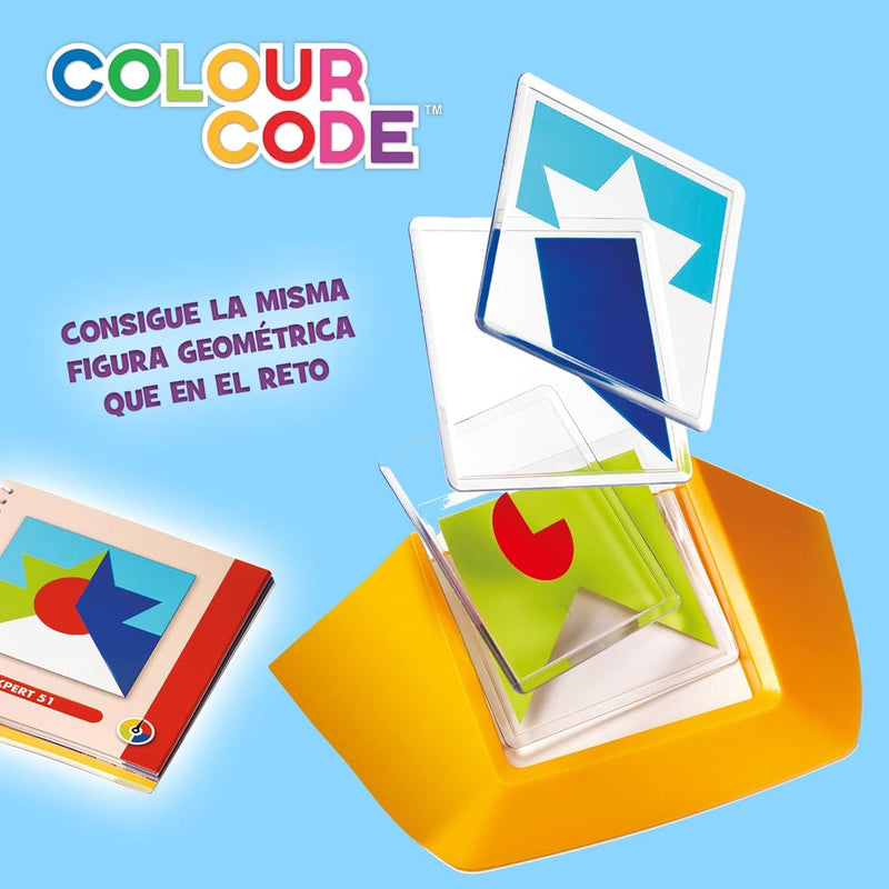 Smart Games-SG090ES Colour Code (Spanisch), Miscelanea (81115), Farbe/Modell sortiert Spanische Vers