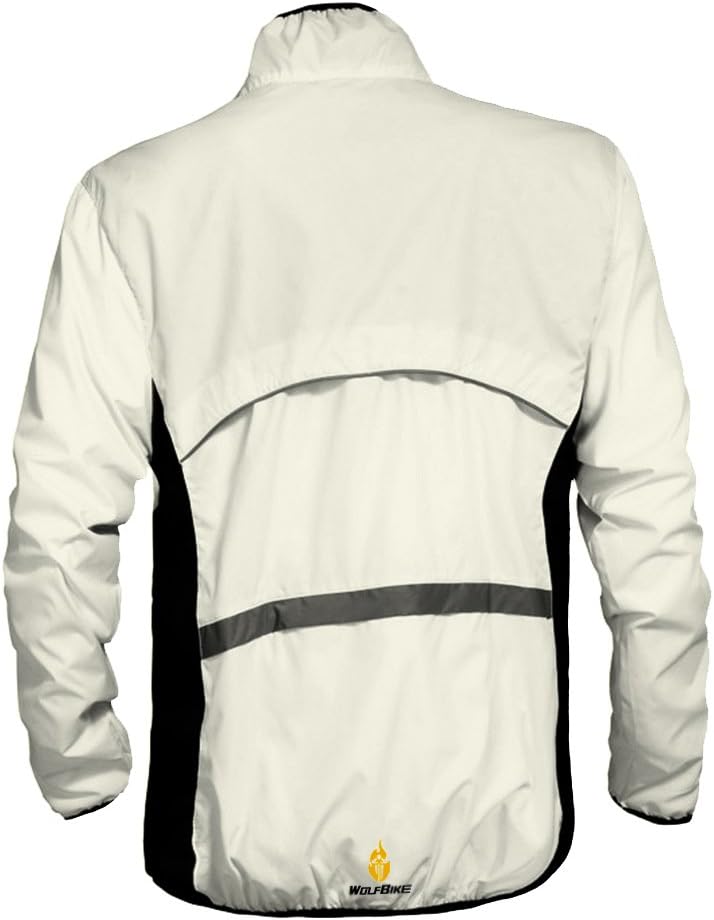 WOSAWE Herren-Fahrradjacke Winddichte wasserdichte MTB Mountainbike Jacket Für Radfahren, Joggen & W