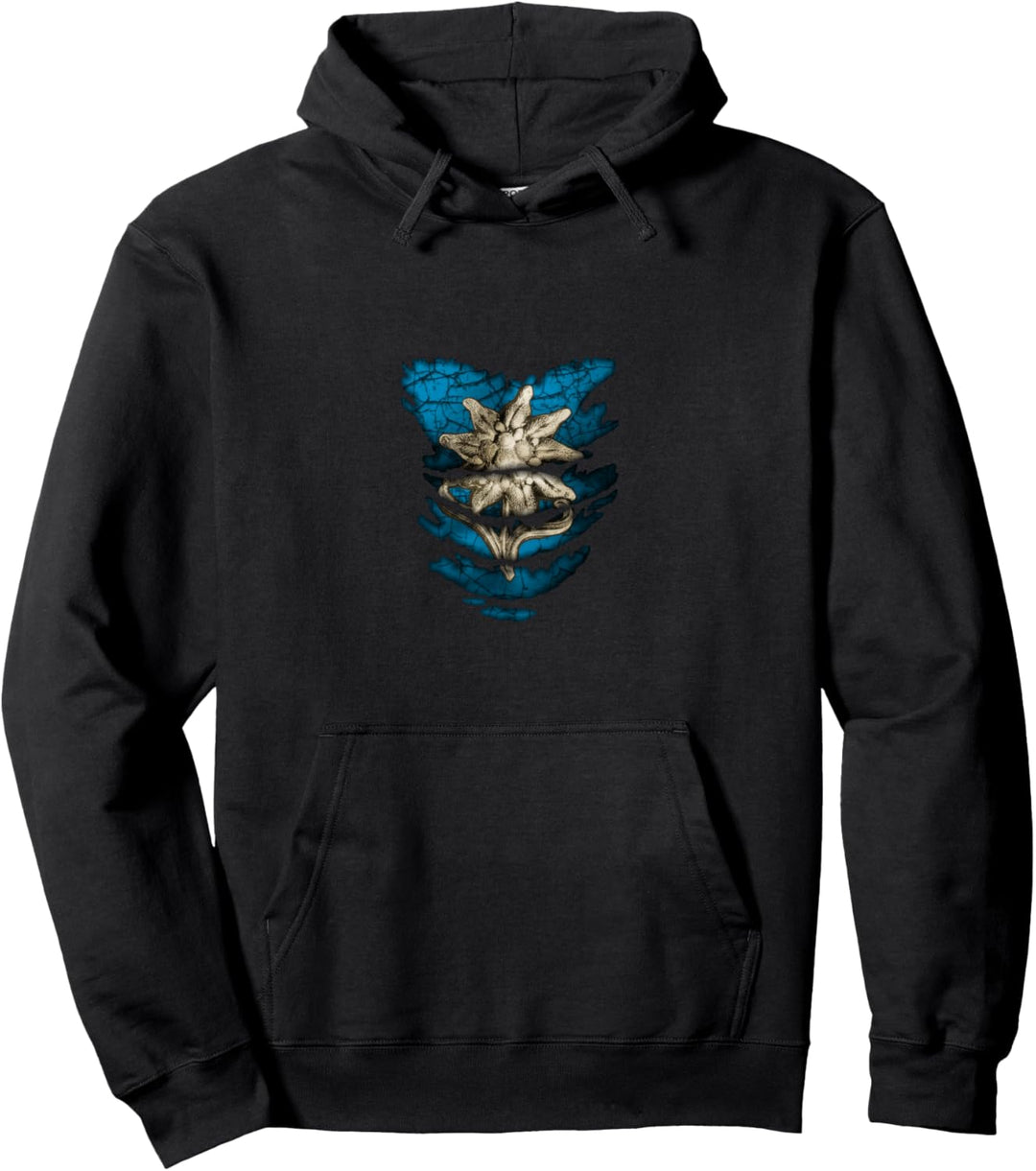 Gebirgsjäger - Zerrissen - Soldaten und Bundeswehr Pullover Hoodie