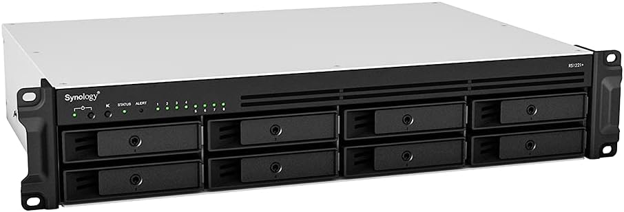 Synology RS1221+(32G) RAM 8-Bay 96TB Bundle mit 8X 12TB Seagate IronWolf 96TB RS1221+(32G), 96TB RS1