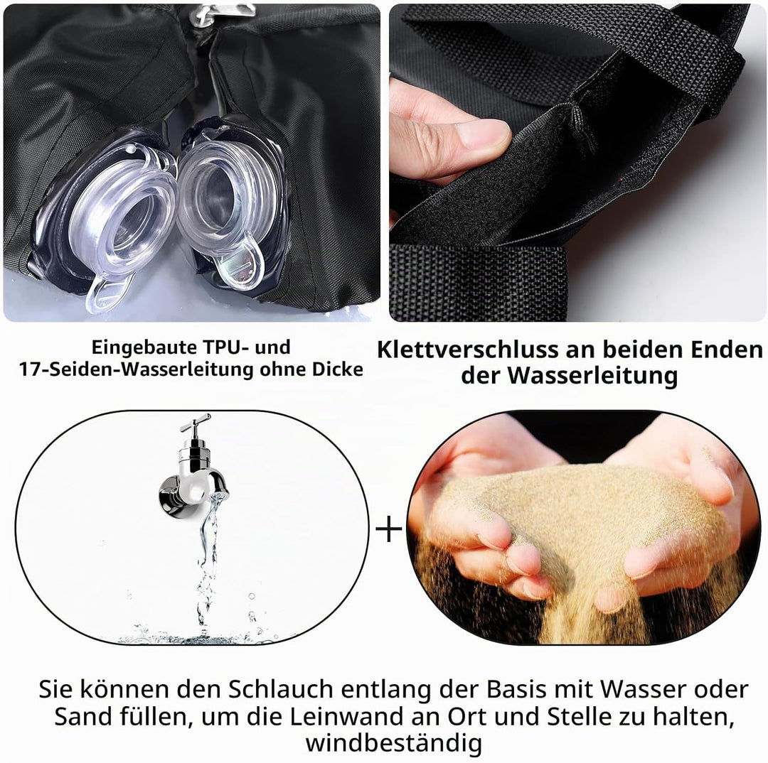 Moskitonetz für Sonnenschirme, Mückennetz Outdoor für 250-300 cm Sonnenschirme Pavillon, 2,3 m Höhe,