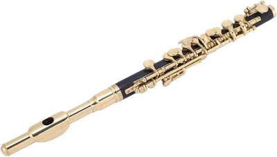 piccolo flöte C-Tonart, Huairdum Piccolo-Set mit gepolsterter Flöte in halber Grösse für Kinder und