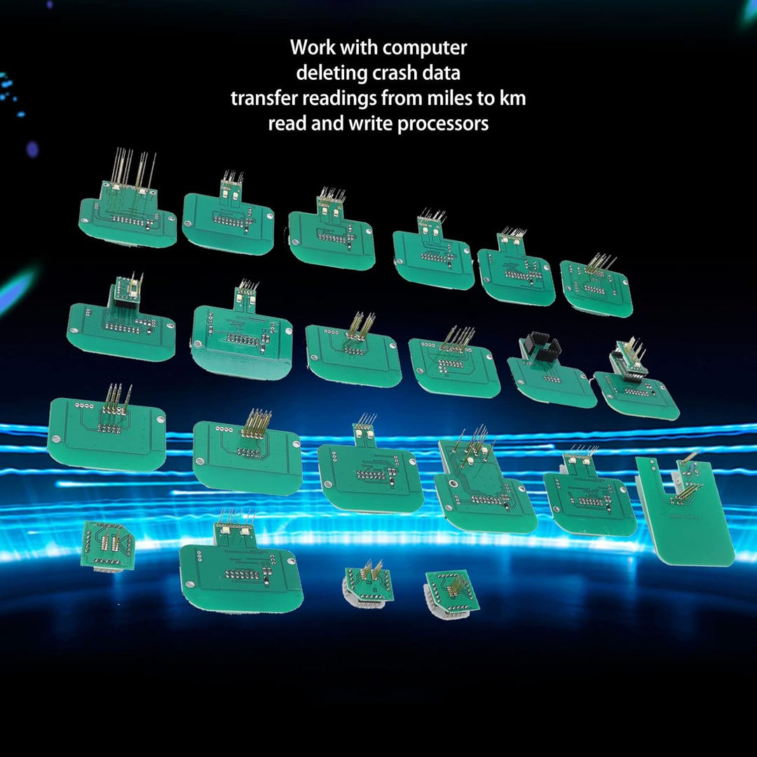22 Stück BDM-Sonde-Adapter, LED-BDM-Rahmen-Sonde-Adapter Grün profession elles Chip-Tuning-Tool
