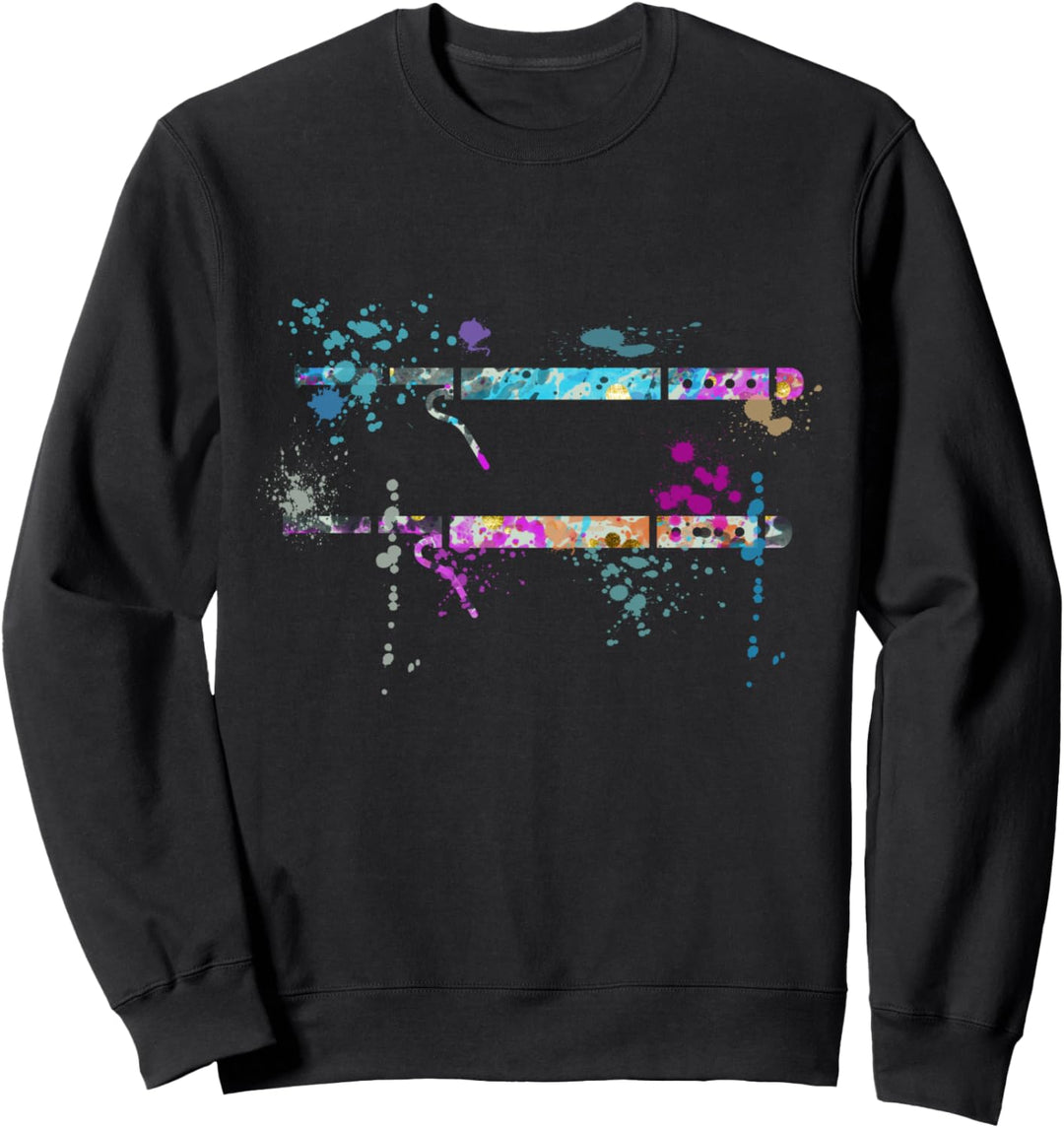 Fagott Instrument Silhouette Fagott Sweatshirt