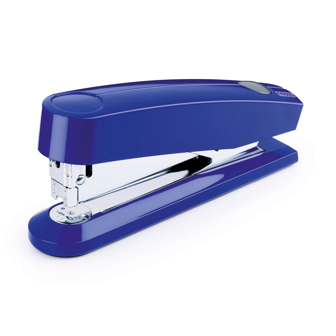 Novus B 7A Komfort Heftgerät (30 Blatt Heftleistung, Automatik-Funktion, inkl. 200 Klammern) blau gl