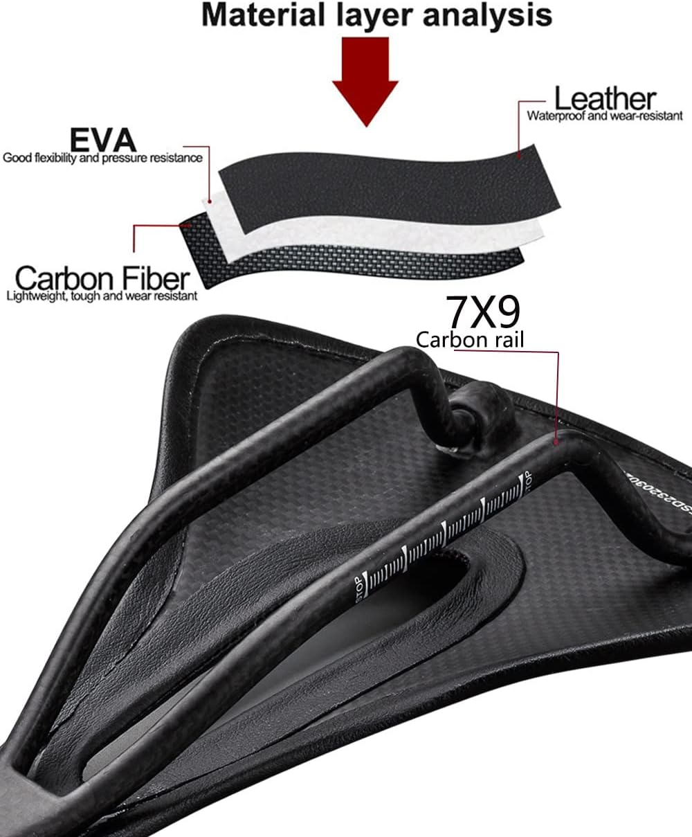 Carbon Fibra Sattel Rennrad MTB Bike-Sattel Sattel Leichter 96g 240*155, 240*155