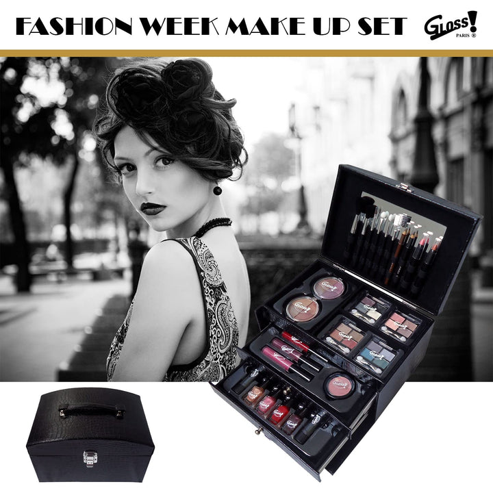 Gloss Stylish Essentials Make up, Geschenkset, 44-teilig, GM-07208-11 Geschenk-Box - Make-up Kit