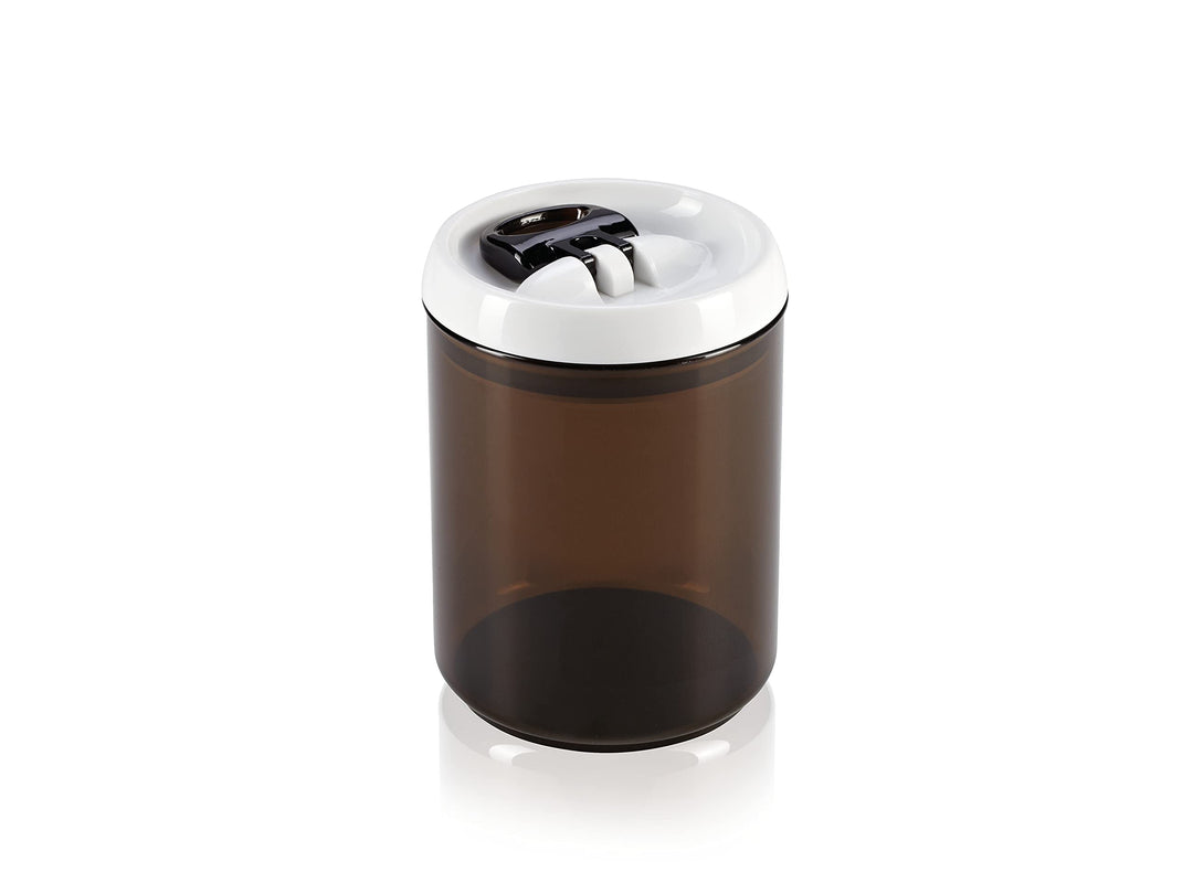 Leifheit Fresh and Easy Kaffee Vorratsbehälter, 1, 4 L, rund, luft- und wasserdichte Vorratsdose mit