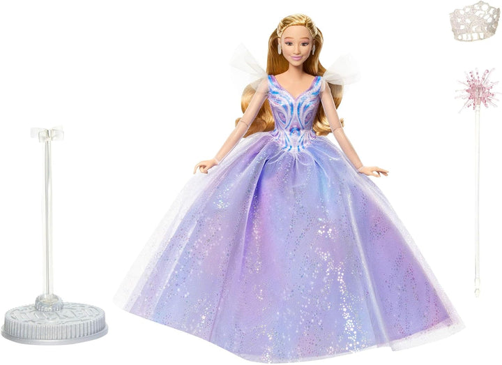 Mattel Wicked: Teil 2 von Universal Pictures Glinda Deluxe-Modepuppe mit abnehmbarem Outfit und 3 Ac