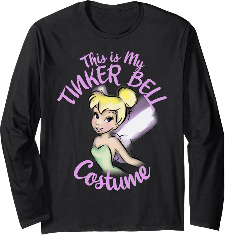 Disney Peter Pan This Is My Tinker Bell Costume Halloween Langarmshirt