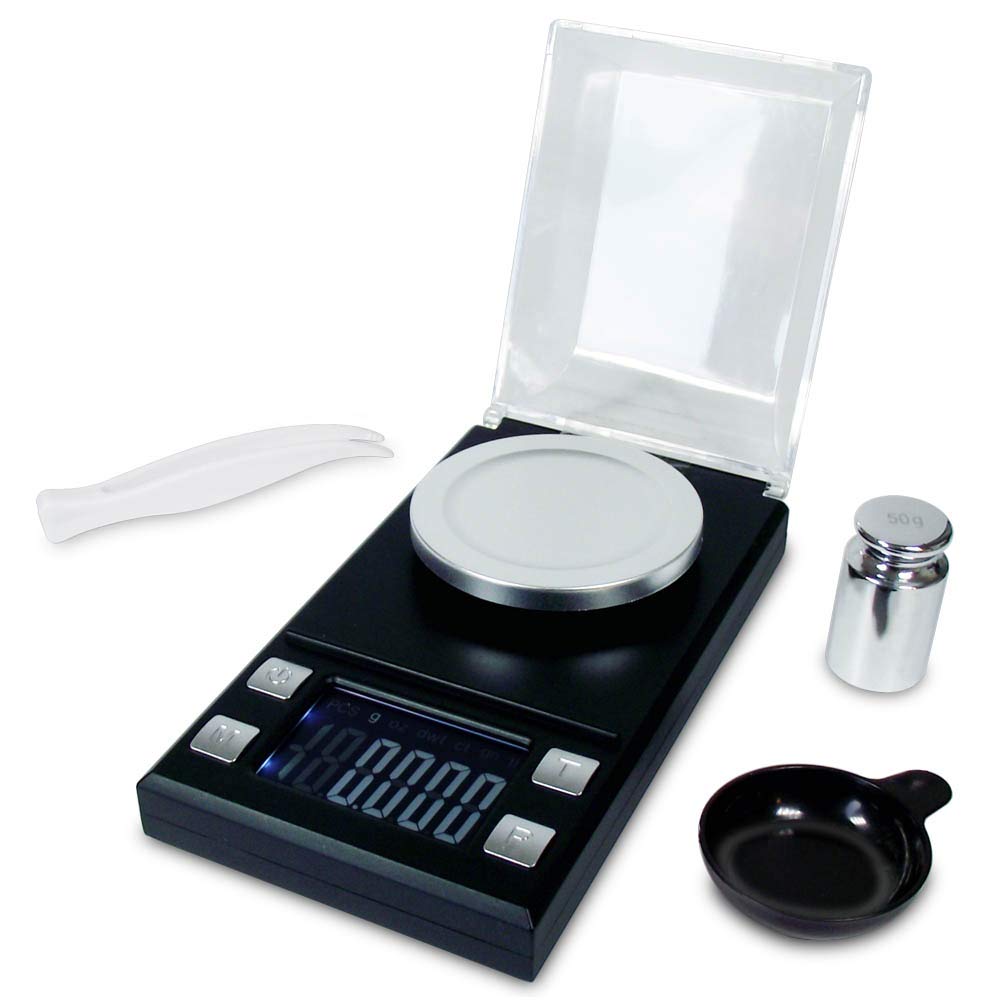 DIPSE Feinwaage 50g x 0,001 Goldwaage Küchenwaage Digitalwaage Münzwaage Taschenwaage