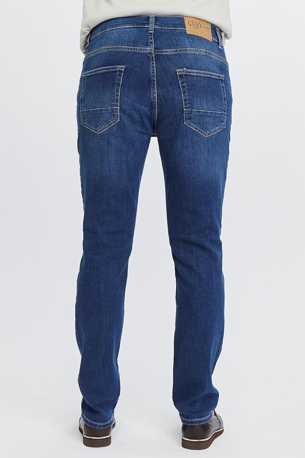 CEDY DENIM - Herren Jeans Regular Fit, Stretch Jeanshose, Herren High Waist, Straight Cut, Basic Was