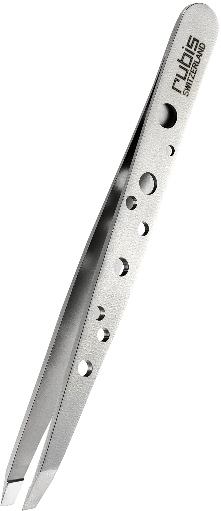 Rubis Augenbrauenpinzette Elegance mit schräger Spitze bringt Augenbrauen perfekt in Form Made in Sw
