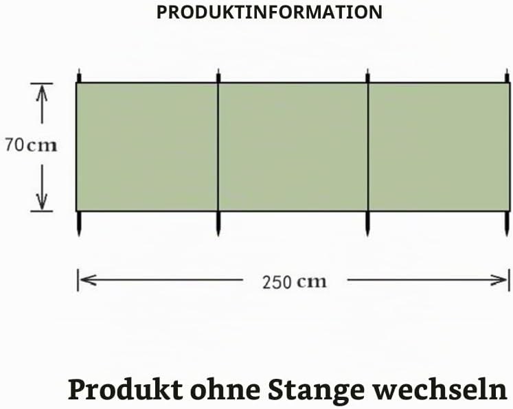 Windbrecher Camping, Windschutzscheibe für Camping, BBQ und Outdoor-Aktivitäten schützt gegen Wind u