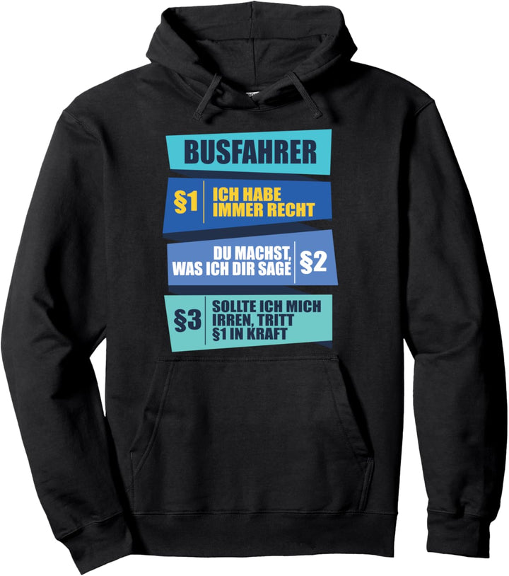 Busfahrer Geschenk Bus Reisebus Pullover Hoodie