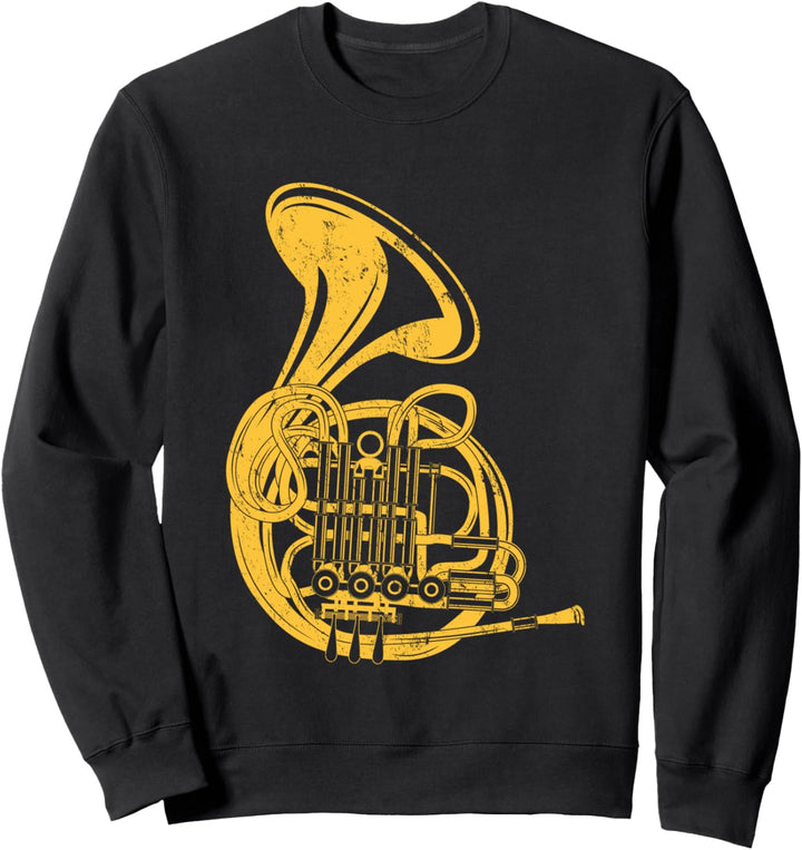 French Horn Musical Instrument French Hornist Sweatshirt