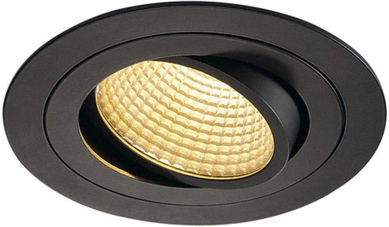 SLV NEW TRIA 110 I CS Downlight schwarz rund 2700K, Einbauleuchte, Einbauspot, Deckeneinbauleuchte,