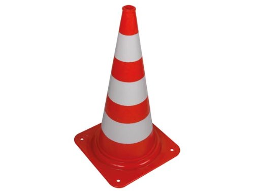 PEREL - 1190-75 Leitkegel, 75 cm Länge, Rot/Weiss 138881