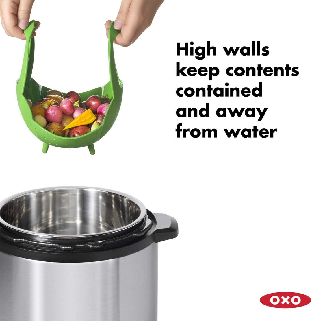 OXO Vaporera silicona Dampfkorb, Dampfkorb