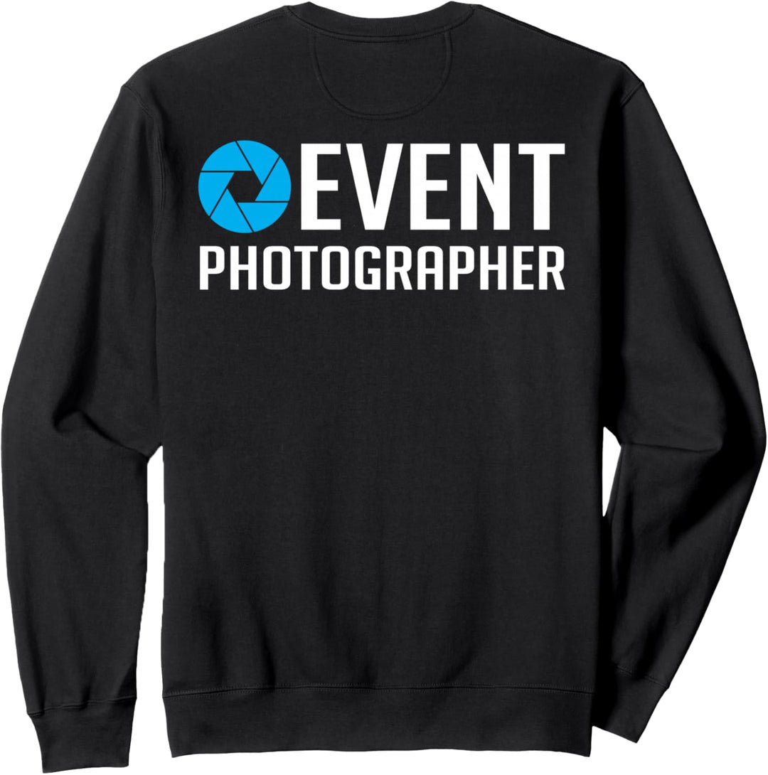 Offizieller Mitarbeiterjob (Rückseite bedruckt) Event-Fotografen Sweatshirt