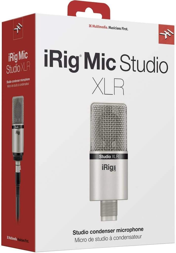 IK Multimedia iRig Mic Studio XLR Studiomikrofon Uebertragungsart (Details):Kabelgebunden inkl. Kab,