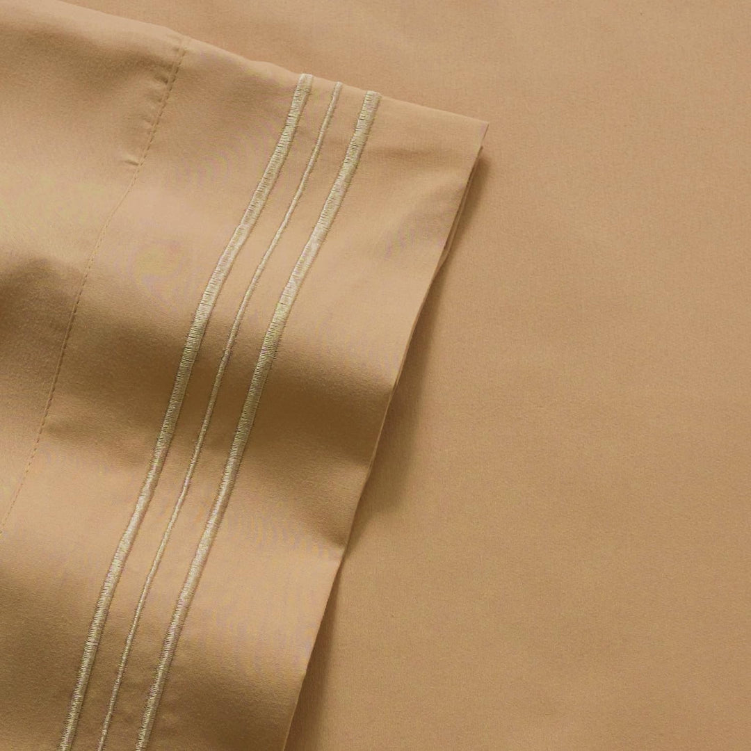 Sweet Home Collection 1500 Fadenzahl Ägyptische Qualität 4 Stück Deep Pocket Bed Sheet Set, Full, be