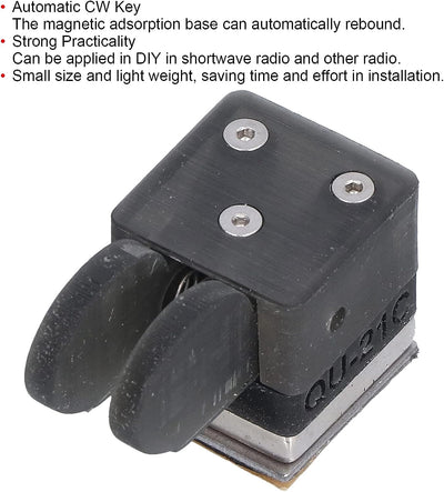 CW Key, Dual Paddle Magnetic Absorption Morse Keys für Kurzwellenradio