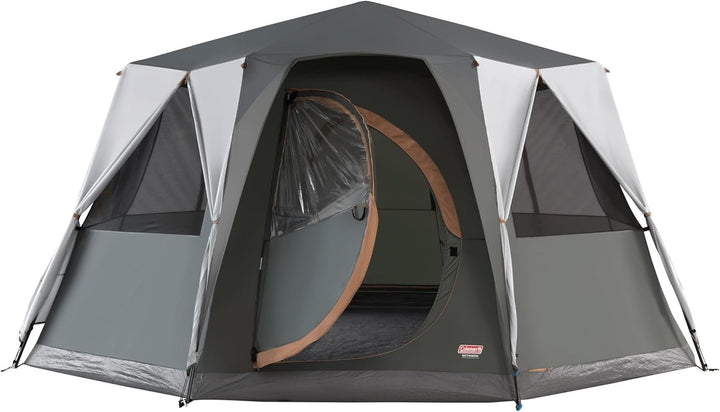 Coleman 2176828 Octagon Zelt mit grossen Fenstern, mit 360° Rundumblick