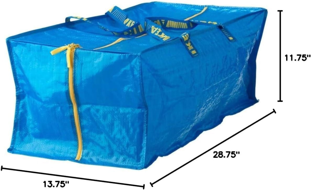 Ikea Frakta Aufbewahrungstasche, Blau, 5 Stück, 5