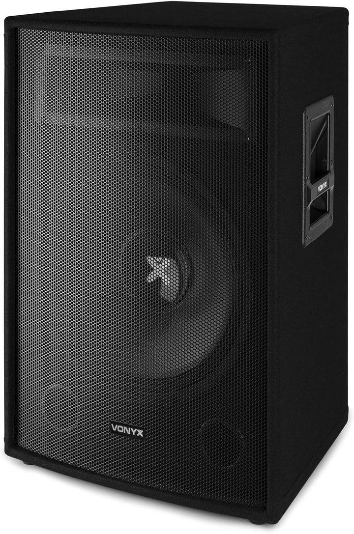 Vonyx SL15 PA Lautsprecher Passiv 800 Watt Partybox, 15 Zoll Passiv, Disco, DJ Party Lautsprecher mi